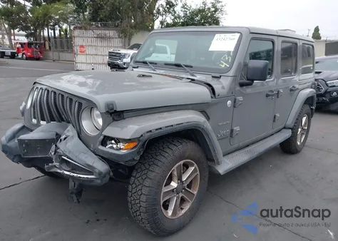 2018 Jeep Wrangler Unlimited Sahara 4X4 from USA, damaged, VIN 1C4HJXEG0JW256443